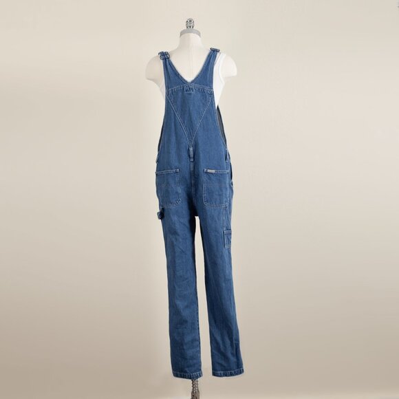 Vintage Y2K 90s Calvin Klein Denim Overalls Pants Size Small - Picture 2 of 8